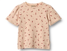 Wheat Iris t-shirt rose water flowers med blomsterprint